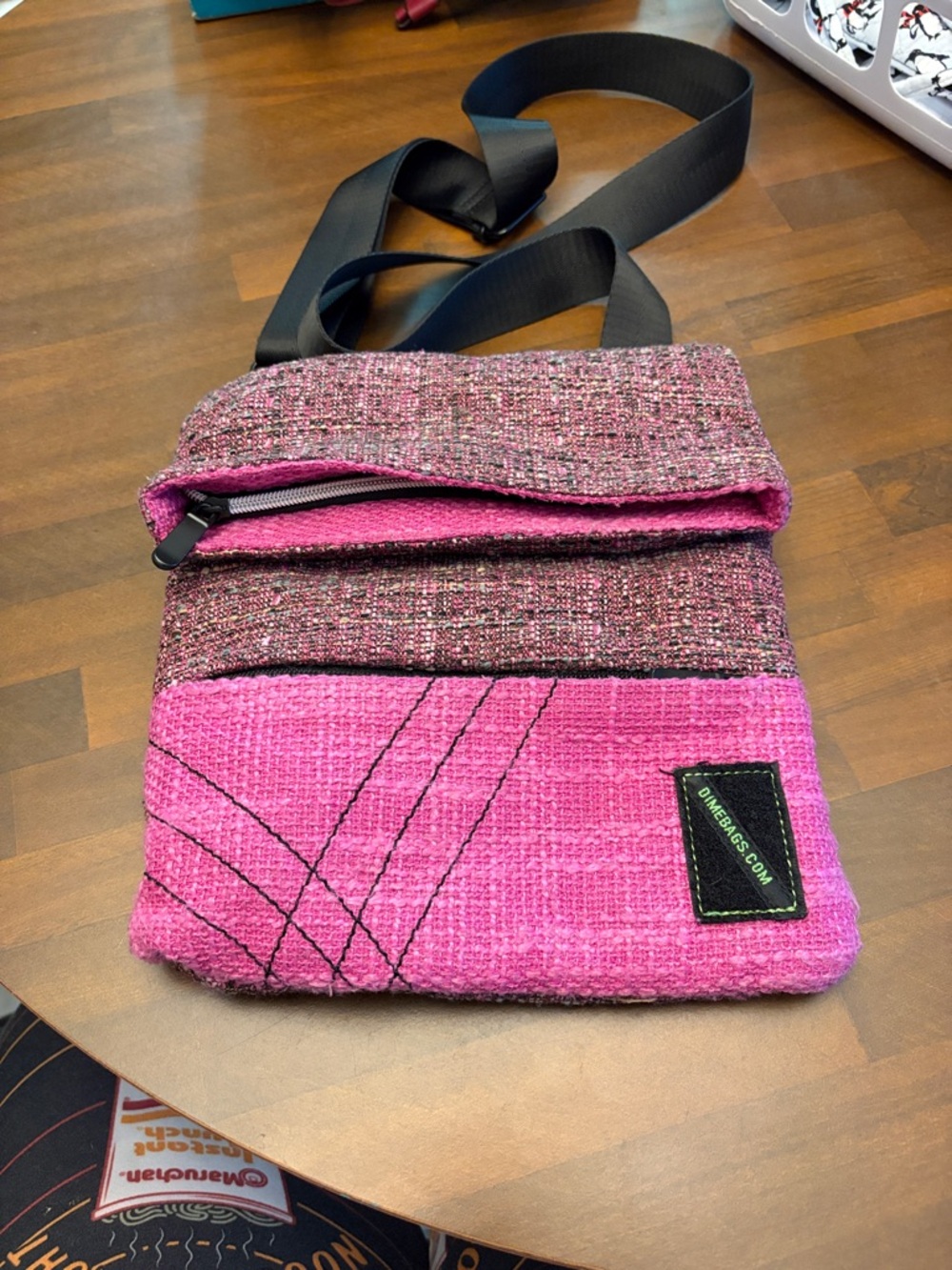 In great condition DIME BAGS MULTI-PURPOSE CROSSBODY BAG LARGE 14"